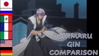 Ichimaru Gin voice comparison BLEACH [upl. by Negrom]