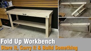 DIY Fold up workbench How to build [upl. by Georgianna]