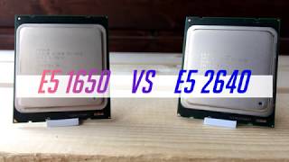 CPU battle Xeon e5 1650 vs e5 2640 in 10 games [upl. by Helli]