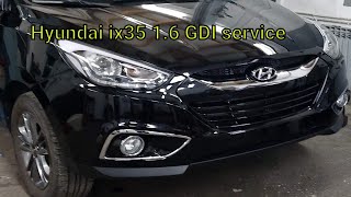 Hyundai ix35 1 6 GDI service [upl. by Elvin]