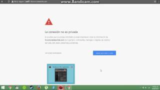 Error de privacidad Google Chrome una posible solución [upl. by Jorgenson758]