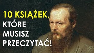 10 książek które inteligentny człowiek musi przeczytać  Dostojewski Orwell Vonnegut [upl. by Oruam695]