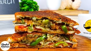 मुंबई सैंडविच  Bombay Sandwich by Gleeful Kitchen [upl. by Anirad]