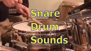 Snare Drum Sounds 5 Tips [upl. by Anilehs424]