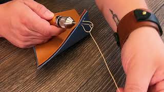 Using the Speedy Stitcher Sewing Awl [upl. by Acinot]