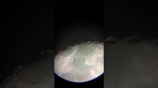 Moon Craters  F70076 Reflector Telescope Test [upl. by Idahs506]