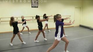 How to Combine Cheerleading Dance Moves [upl. by Doralynne562]