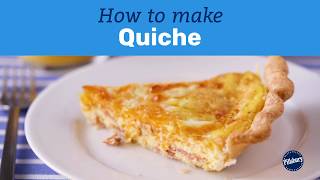 How to Make Quiche  Pillsbury Basics [upl. by Adnirim]