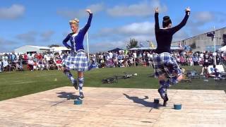 Sword Dance At Halkirk Highland Games 2013 [upl. by Nalliuq]