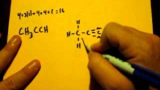 Lewis Dot Structure of CH3CCH Propyne [upl. by Canada]