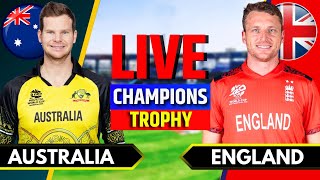 Australia vs England Champions Trophy 2025  Live Cricket Match Today  AUS vs ENG CT Match Live [upl. by Novi]