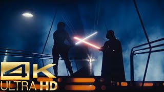 Darth Vader vs Luke Skywalker 4k UltraHD  Star Wars The Empire Strikes Back Fight Scene 12 [upl. by Englebert]