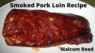 How To Smoke A Pork Loin  Low amp Slow  using a Charcoal Grill [upl. by Azalea]