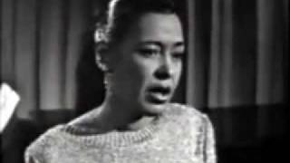 Billie Holiday Strange Fruit Live 1959 [upl. by Naimed]