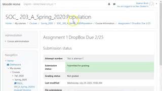 Student Guide to Moodle Submitting an Assignment and Checking for Comments [upl. by Giliane623]