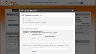 Vonage HowTo Change your Voicemail Settings [upl. by Ennirac]