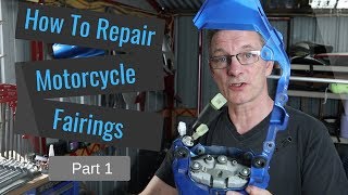 How To Repair Cracked and Broken Motorcycle Fairings Tutorial [upl. by Amaty272]