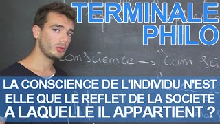 Conscience individu et société  Philosophie  Terminale  Les Bons Profs [upl. by Kei]