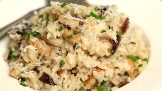 Mushroom Risotto  Rice Recipes  Italian Cuisine  Ruchis Kitchen [upl. by Anilrats504]