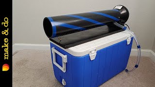 Homemade Portable Air Conditioner DIY  NO HUMIDITY  Long Lasting Ice  The Fan Cannon [upl. by Ardnas654]