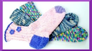 SOCKEN STRICKEN FÜR ANFÄNGER  Anleitung [upl. by Ahsiyk]