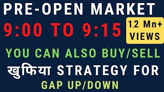 What is Pre Opening Session in Stock Market  How to trade in Pre Open Market [upl. by Simona]