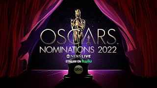 Oscar nominations 2022 Academy announces nominees LIVE  ABC News [upl. by Liagaba]