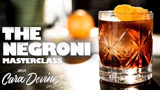 How to make The Negroni cocktail  Masterclass [upl. by Kacerek]