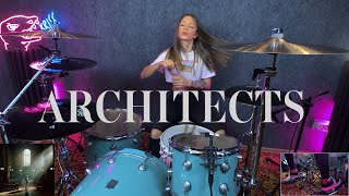 Architects  Black Lungs Drum Cover [upl. by Seuqirdor]