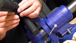 AR 15 how to install buffer tube buffer spring buffer and buttstock [upl. by Ayotas]