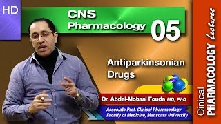 CNS Pharmacology Ar 05 Antiparkinsonian drugs [upl. by Charisse]