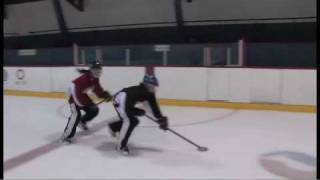 Ringette Skills Video Ring Handling [upl. by Milurd]