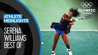 Best Serena Williams Points at the Olympics  Athlete Highlights [upl. by Atirehc]