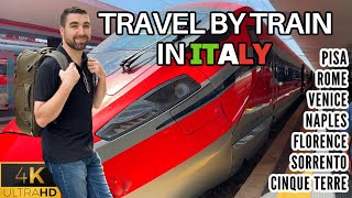 HOW TO TRAVEL BY TRAIN IN ITALY  Beginners Travel Guide  Justin Planned It [upl. by Etnoek240]