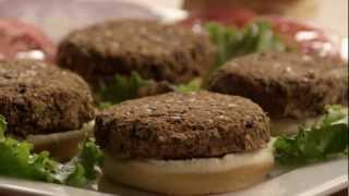 How to Make Black Bean Veggie Burgers  Allrecipescom [upl. by Millard]