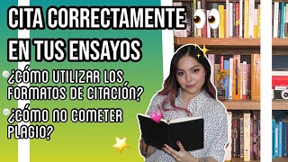 ¿CÓMO UTILIZAR CITAS EN ENSAYOS  LA SECTA DE LOS LIBROS [upl. by Kynan]