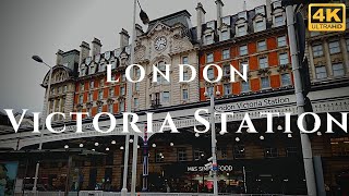 London Victoria Station Walk Through England 4K [upl. by Abil982]