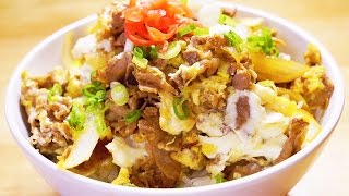 日式著名牛丼飯的家庭做法 只需5分鐘【美食天堂 CiCis Food Paradise】 [upl. by Pyne]