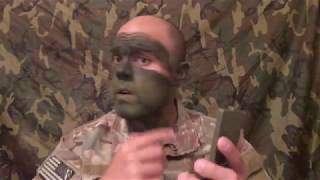 Camo Face Paint  How to Apply Correctly [upl. by Sitruc]