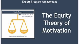 The Equity Theory of Motivation [upl. by Ntsyrk]