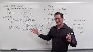 What are Exact Differential Equations Differential Equations 28 [upl. by Acinomahs]