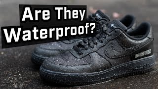 Nike x GoreTex Air Force 1 TEST amp REVIEW [upl. by Curzon]