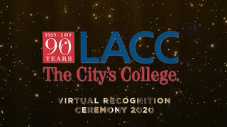 Los Angeles City College Virtual Recognition Ceremony 2020 [upl. by Aldred]