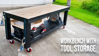 How to make A Workbench  DIY WOODWORKING [upl. by Barnie]