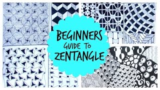 Beginners Guide to Start Zentangles [upl. by Nuahsar]