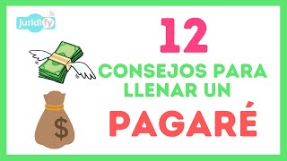 12 Consejos para llenar un pagaré sin meterte en problemas [upl. by Assillim2]