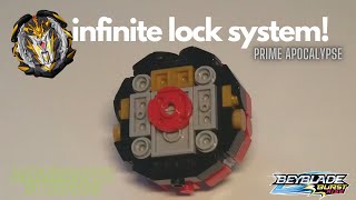 Working Infinite Lock New LEGO Prime Apocalypse Overview  LEGO Beyblade Tutorials [upl. by Oakleil]