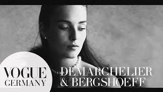 Patrick Demarchelier fotografiert Julia Bergshoeff – Foto Shoot  VOGUE Behind the Scenes [upl. by Nyroc]