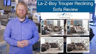 LaZBoy Trouper Reclining Sofa  Sofa Review 17 [upl. by Amato711]