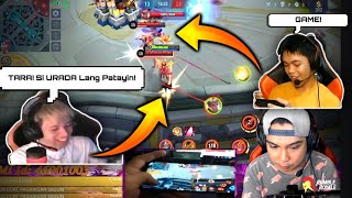 URADA NAKATAPAT NAMIN NI KINGJASRO SA RANK GAME PINAGTRIPAN AT PINAIYAK🤣  MLBB [upl. by Lennahc]